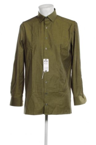 Ανδρικό πουκάμισο Olymp, Μέγεθος L, Χρώμα Πράσινο, Τιμή 12,67 €