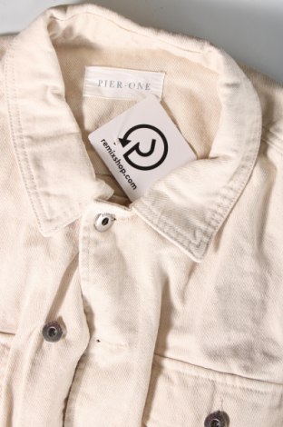 Ανδρικό πουκάμισο Pier One, Μέγεθος L, Χρώμα  Μπέζ, Τιμή 21,10 €