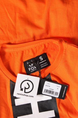Ανδρικό t-shirt Fox, Μέγεθος S, Χρώμα Πορτοκαλί, Τιμή 5,36 €