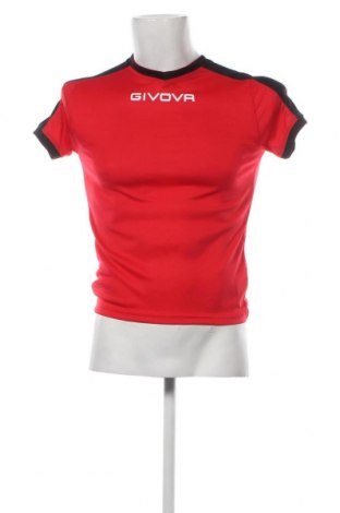 Мъжка тениска Givova, Размер XS, Цвят Червен, Цена 6,51 лв.