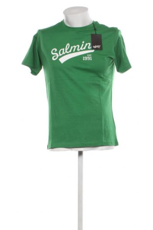 Ανδρικό t-shirt Salming, Μέγεθος M, Χρώμα Πράσινο, Τιμή 8,84 €