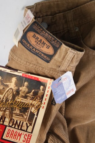 Pantaloni raiați de bărbați Bram's Paris, Mărime S, Culoare Maro, Preț 39,82 Lei