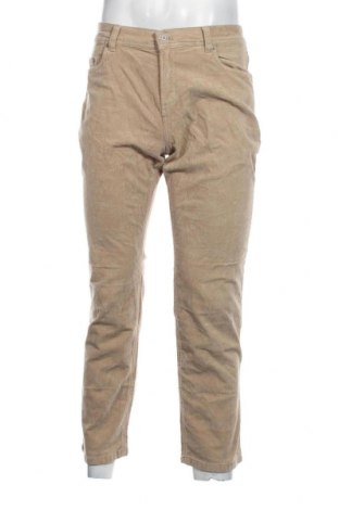 Pantaloni raiați de bărbați C&A, Mărime M, Culoare Bej, Preț 20,03 Lei