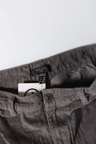 Ανδρικό κοτλέ παντελόνι New Look, Μέγεθος S, Χρώμα Γκρί, Τιμή 2,69 €