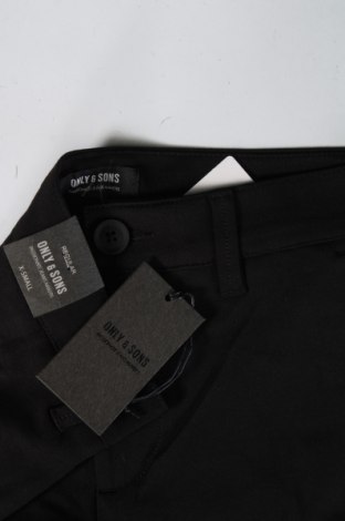 Ανδρικό κοντό παντελόνι Only & Sons, Μέγεθος XS, Χρώμα Μαύρο, Τιμή 7,22 €
