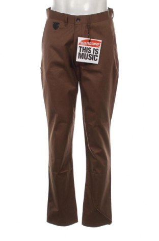 Мъжки панталон April 77, Размер S, Цвят Кафяв, Цена 22,44 лв.