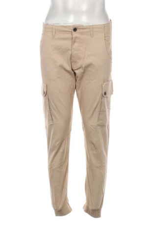 Ανδρικό παντελόνι Jack & Jones, Μέγεθος L, Χρώμα Εκρού, Τιμή 12,26 €