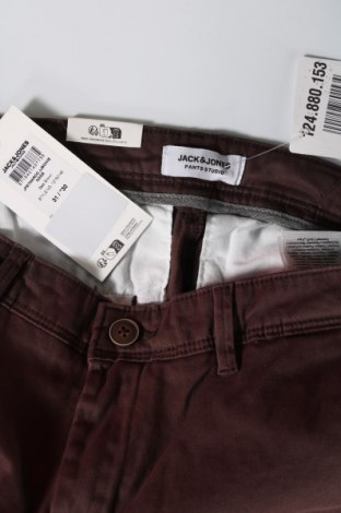 Мъжки панталон Jack & Jones, Размер M, Цвят Кафяв, Цена 18,04 лв.