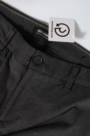 Ανδρικό παντελόνι Only & Sons, Μέγεθος M, Χρώμα Γκρί, Τιμή 5,45 €