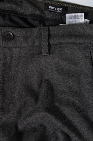Ανδρικό παντελόνι Only & Sons, Μέγεθος L, Χρώμα Γκρί, Τιμή 5,69 €