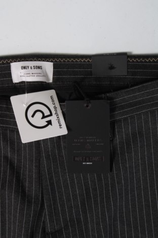 Ανδρικό παντελόνι Only & Sons, Μέγεθος XS, Χρώμα Γκρί, Τιμή 4,74 €