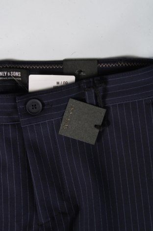 Мъжки панталон Only & Sons, Размер XS, Цвят Син, Цена 9,20 лв.