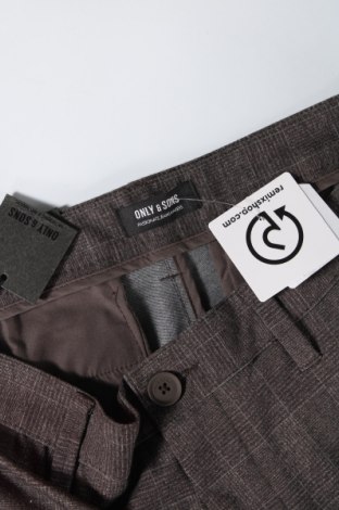 Herrenhose Only & Sons, Größe L, Farbe Grau, Preis € 4,79