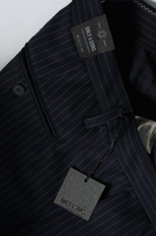 Ανδρικό παντελόνι Only & Sons, Μέγεθος L, Χρώμα Μπλέ, Τιμή 7,82 €