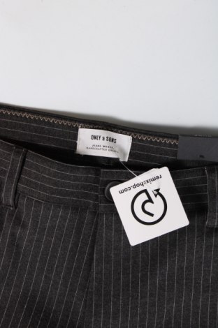 Pantaloni de bărbați Only & Sons, Mărime M, Culoare Gri, Preț 33,99 Lei