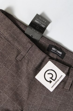 Ανδρικό παντελόνι Only & Sons, Μέγεθος S, Χρώμα Γκρί, Τιμή 8,06 €