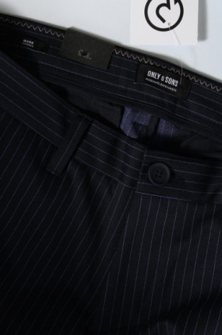 Ανδρικό παντελόνι Only & Sons, Μέγεθος M, Χρώμα Μπλέ, Τιμή 5,45 €