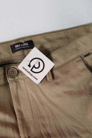 Мъжки панталон Only & Sons, Размер M, Цвят Зелен, Цена 16,10 лв.