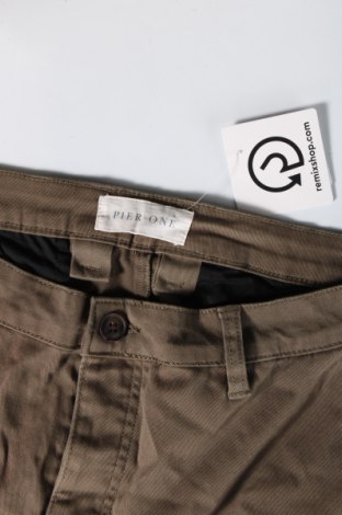 Ανδρικό παντελόνι Pier One, Μέγεθος L, Χρώμα Πράσινο, Τιμή 13,04 €
