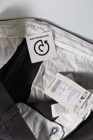 Мъжки панталон Pier One, Размер XL, Цвят Сив, Цена 15,64 лв.