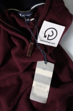 Мъжки пуловер Crew Clothing Co., Размер XS, Цвят Червен, Цена 67,05 лв.