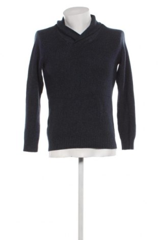 Мъжки пуловер H&M L.O.G.G., Размер S, Цвят Син, Цена 5,51 лв.