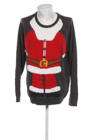 Ανδρικό πουλόβερ Hema, Μέγεθος XL, Χρώμα Γκρί, Τιμή 3,23 €