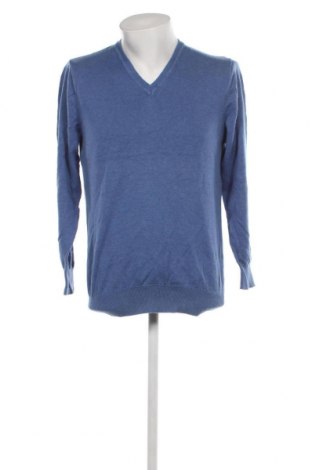 Мъжки пуловер Man By Tchibo, Размер M, Цвят Син, Цена 13,05 лв.