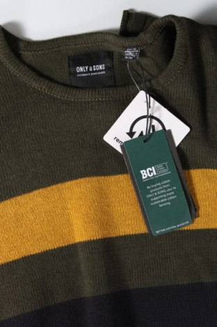 Pánský svetr  Only & Sons, Velikost M, Barva Zelená, Cena  300,00 Kč