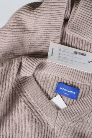 Ανδρικό πουλόβερ Originals By Jack & Jones, Μέγεθος L, Χρώμα  Μπέζ, Τιμή 6,66 €