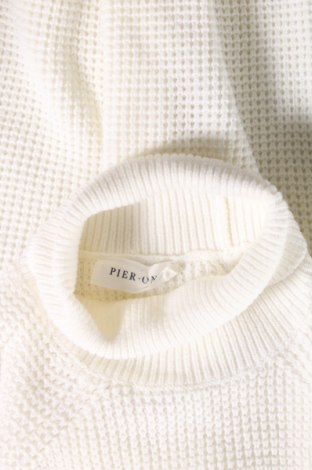 Мъжки пуловер Pier One, Размер M, Цвят Бял, Цена 15,18 лв.