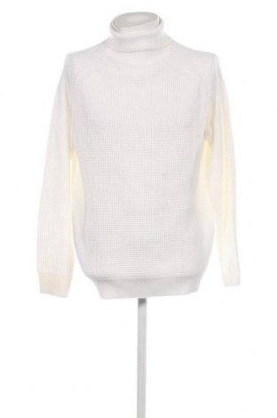 Ανδρικό πουλόβερ Pier One, Μέγεθος M, Χρώμα Λευκό, Τιμή 8,06 €