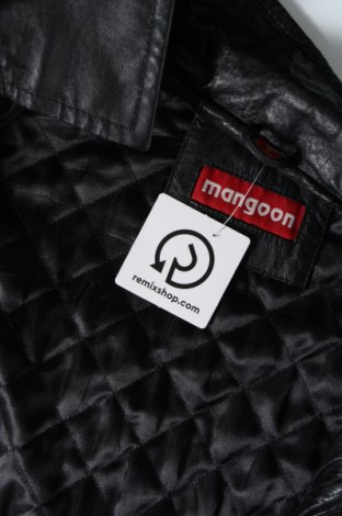 Pánska kožená bunda  Manguun, Veľkosť M, Farba Čierna, Cena  54,73 €