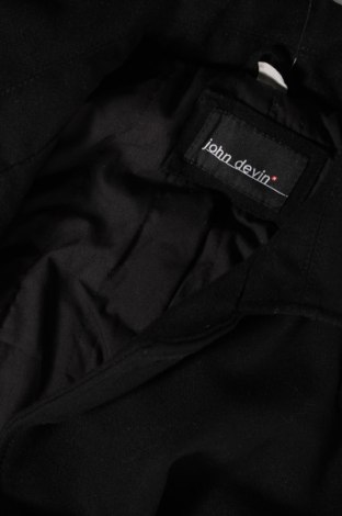 Ανδρικά παλτό John Devin, Μέγεθος S, Χρώμα Μαύρο, Τιμή 23,17 €