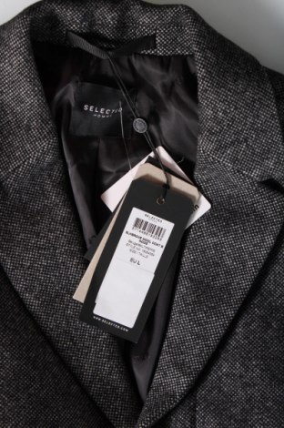 Ανδρικά παλτό Selected Homme, Μέγεθος L, Χρώμα Γκρί, Τιμή 126,80 €