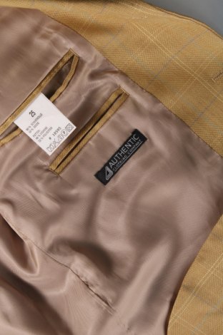 Ανδρικό σακάκι Authentic Clothing Company, Μέγεθος L, Χρώμα Κίτρινο, Τιμή 4,50 €