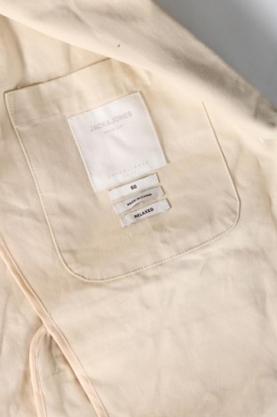 Ανδρικό σακάκι Jack & Jones PREMIUM, Μέγεθος L, Χρώμα  Μπέζ, Τιμή 56,19 €