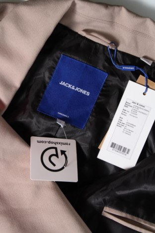 Ανδρικό σακάκι Originals By Jack & Jones, Μέγεθος L, Χρώμα  Μπέζ, Τιμή 8,43 €