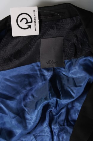 Ανδρικό σακάκι S.Oliver, Μέγεθος L, Χρώμα Μαύρο, Τιμή 5,50 €