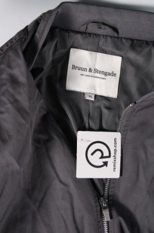 Herrenjacke Bruuns Bazaar, Größe XL, Farbe Grau, Preis 23,13 €