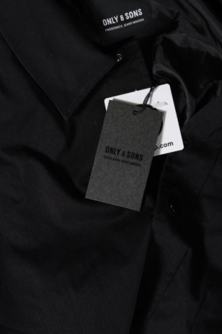 Ανδρικό μπουφάν Only & Sons, Μέγεθος L, Χρώμα Μαύρο, Τιμή 14,69 €