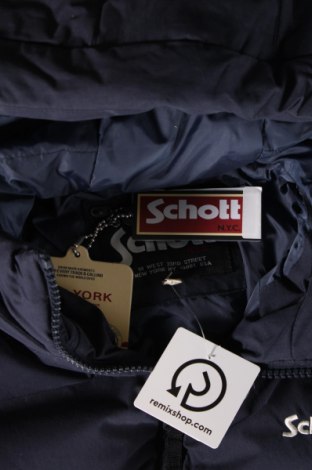 Ανδρικό μπουφάν Schott, Μέγεθος XS, Χρώμα Μπλέ, Τιμή 14,64 €