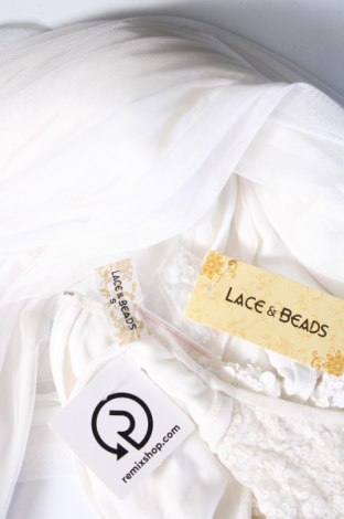 Φόρεμα Lace & Beads, Μέγεθος S, Χρώμα Λευκό, Τιμή 68,04 €