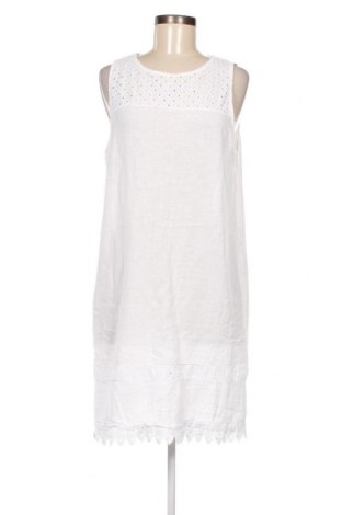 Φόρεμα Le Monde Du Lin, Μέγεθος M, Χρώμα Λευκό, Τιμή 32,48 €