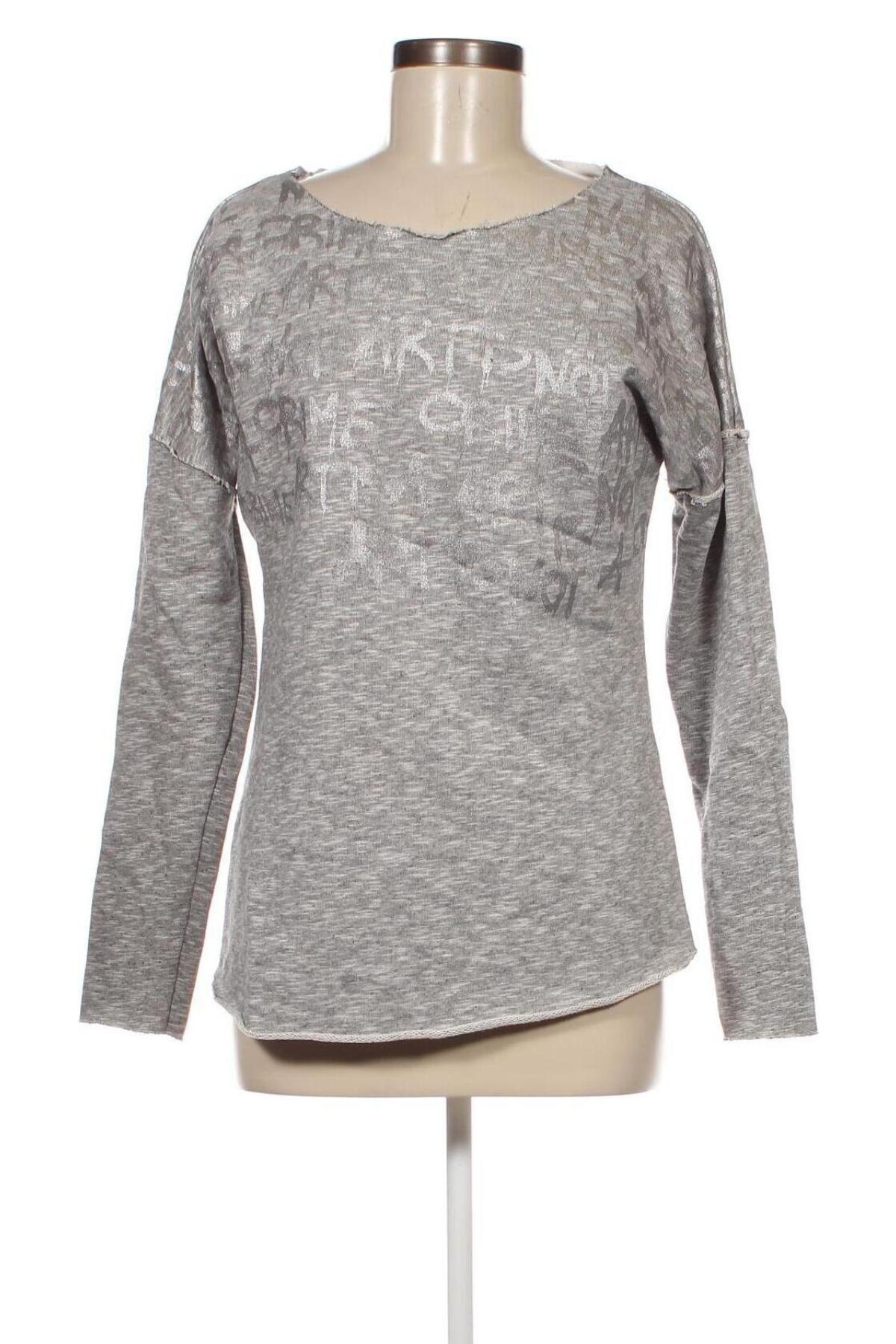Γυναικεία μπλούζα Cipo & Baxx, Μέγεθος M, Χρώμα Γκρί, Τιμή 4,21 €