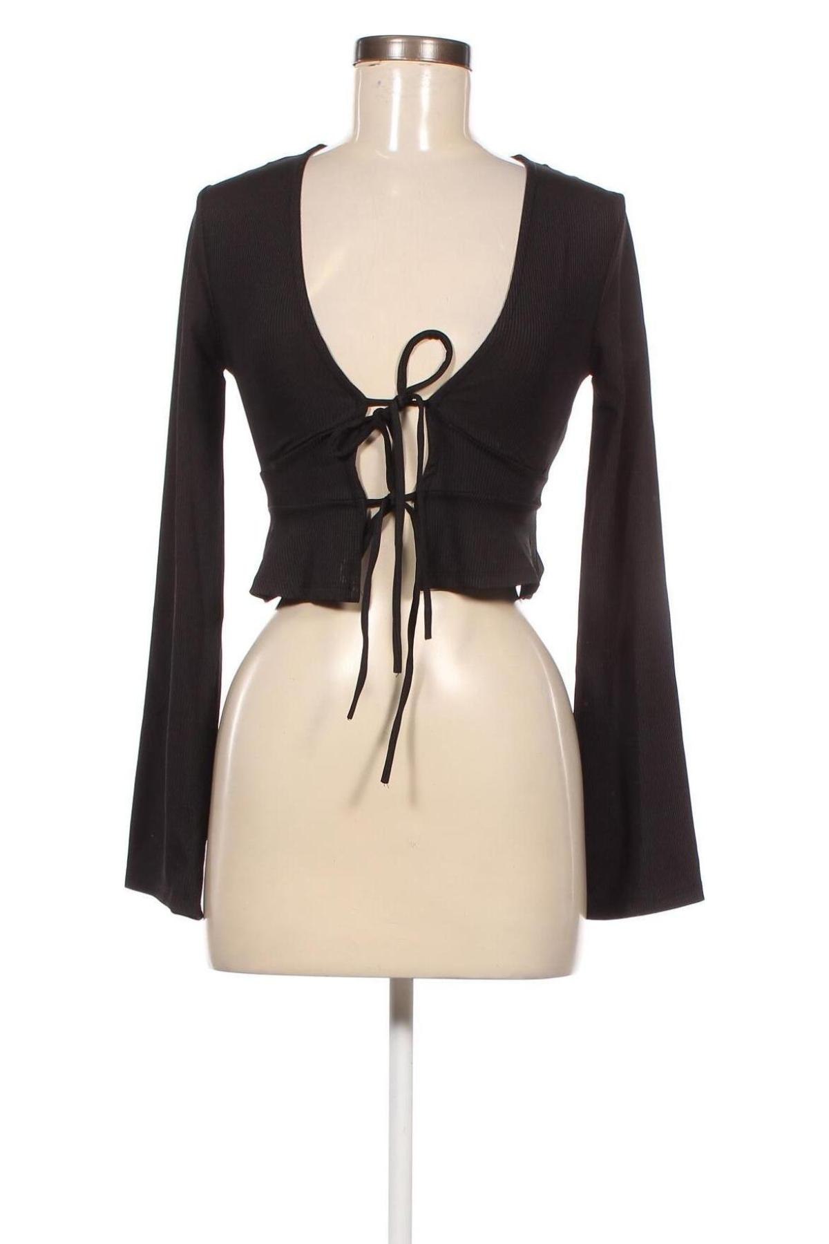 Дамска блуза Gina Tricot, Размер XS, Цвят Черен, Цена 14,40 лв.