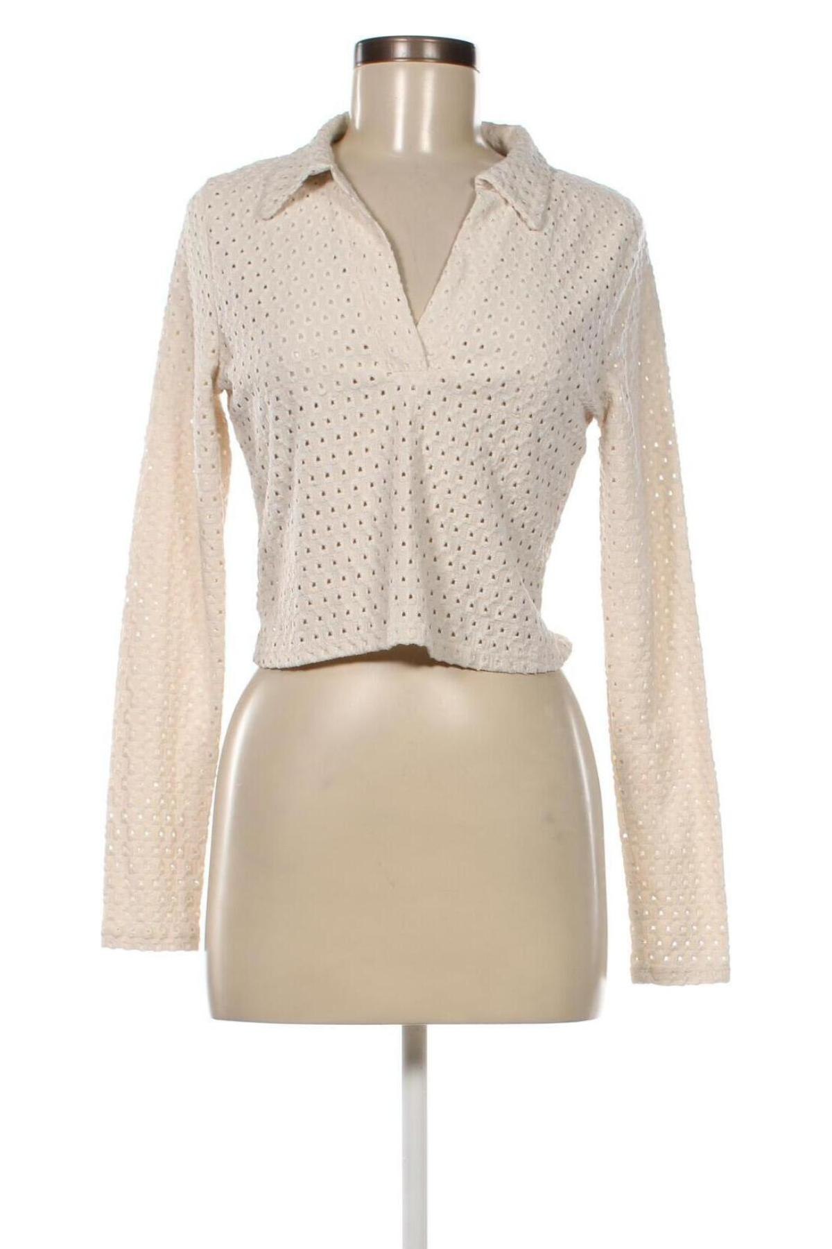 Γυναικεία μπλούζα H&M, Μέγεθος L, Χρώμα  Μπέζ, Τιμή 11,75 €