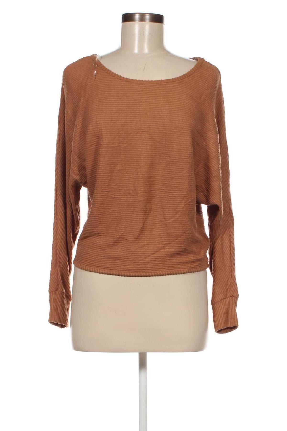 Γυναικεία μπλούζα Iz Byer, Μέγεθος S, Χρώμα Καφέ, Τιμή 2,82 €