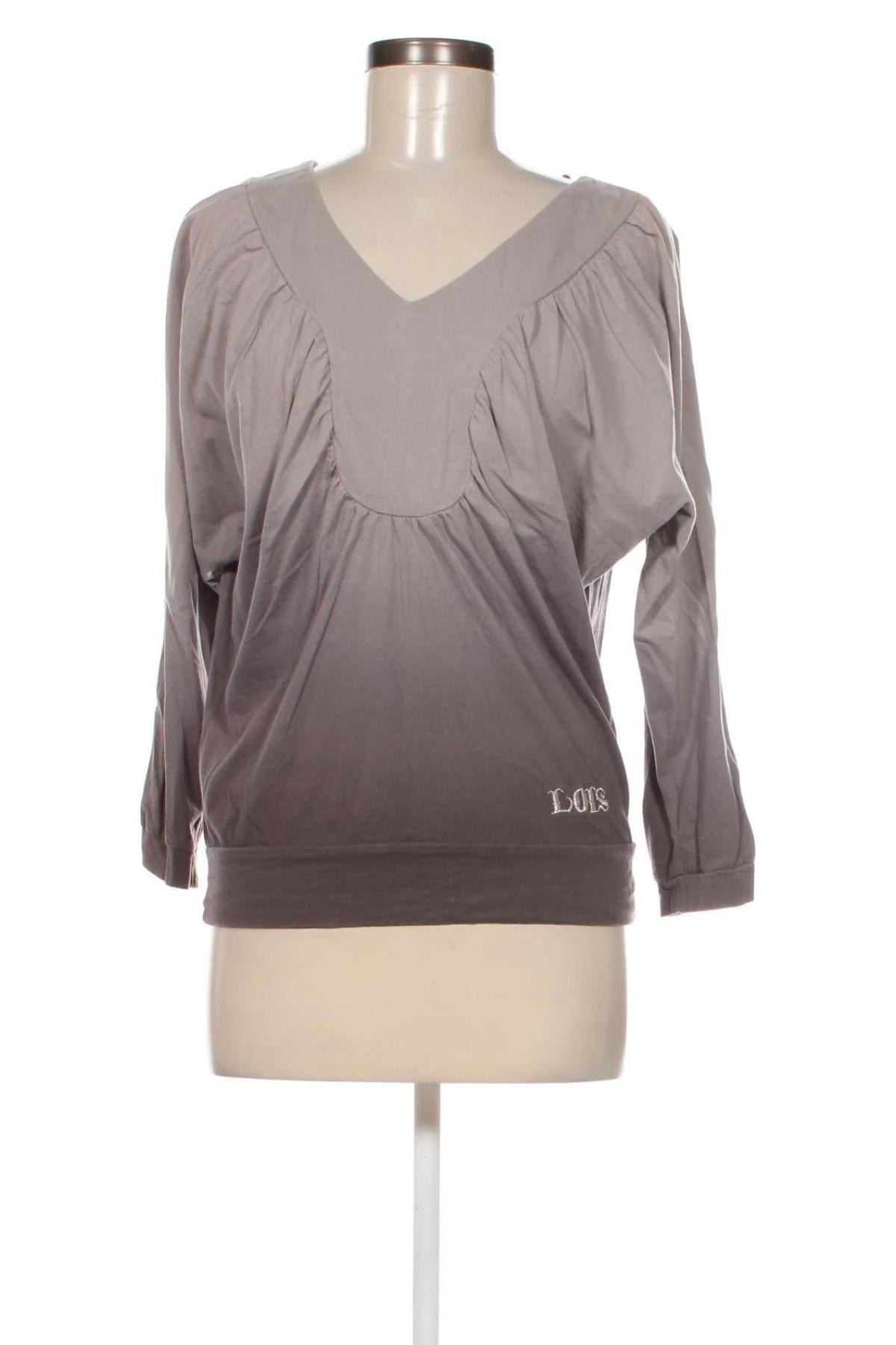 Дамска блуза Lois, Размер M, Цвят Сив, Цена 22,00 лв.