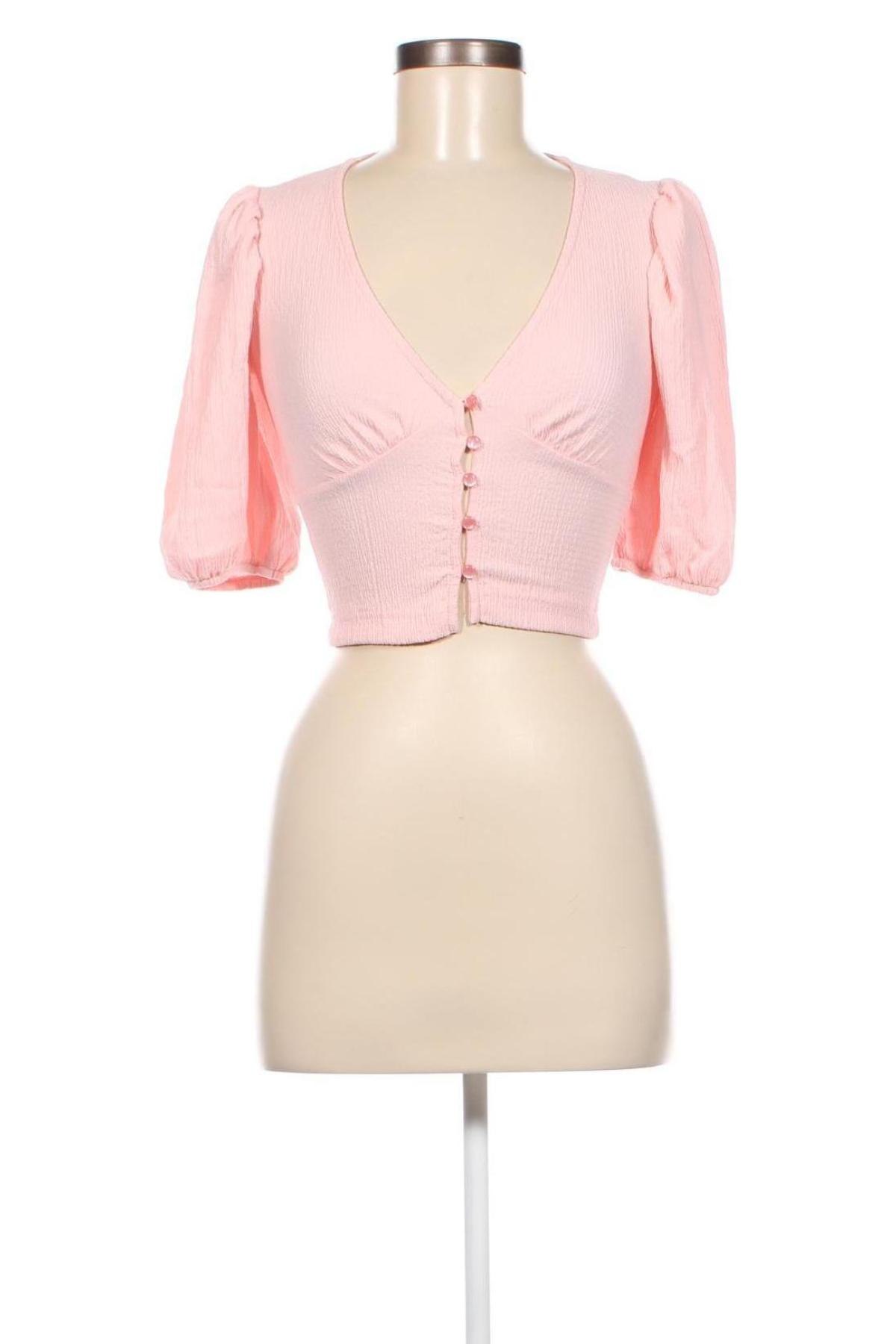 Damen Shirt Monki, Größe XXS, Farbe Rosa, Preis 13,40 €